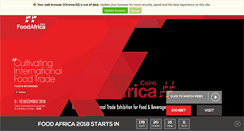 Desktop Screenshot of foodafrica-expo.com