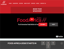 Tablet Screenshot of foodafrica-expo.com